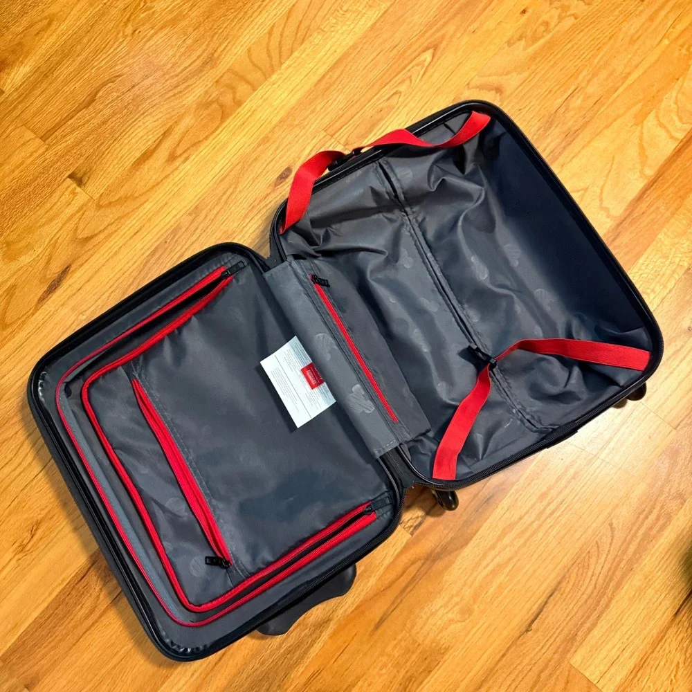 Disney American Tourister Mickey Mouse Hardside Spinner Suitcase 18in Carry On
